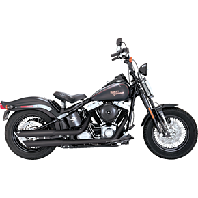 3" Twin Slash Slip-On Mufflers - Black 46842