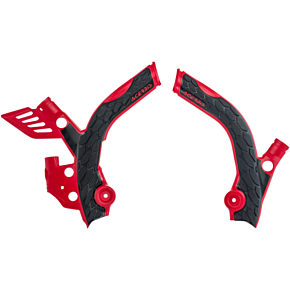 Acerbis X-Grip Frame Guards - Beta - Red/Black