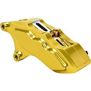Hawg Halters 6-Piston Caliper - Front - Gold - 13" LHSIG6013