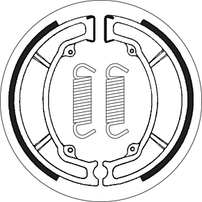 Sbs Brake Shoes - Yamaha 2034