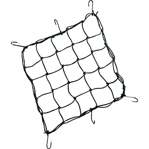 Cargo Net - 15" x 15" - 6 Hook - Black DS-110211