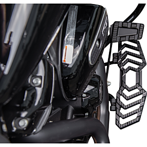 Kodlin Motorcycle Trackboard Brake Pedal Pad - Aluminum - Black K73242