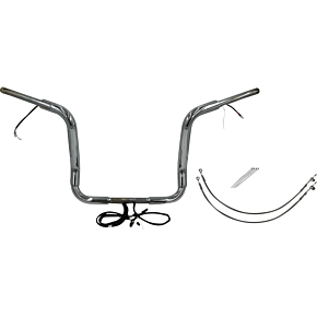 Fat Baggers Inc Handlebar Kit - Pointed Top - 14" - Chrome 801514