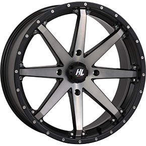 High Lifter Wheel - HL10 - Front/Rear - Matte Black/Smoke - 20x7 - 4/156 - 4+3 (+10 mm) 20HL10-1656