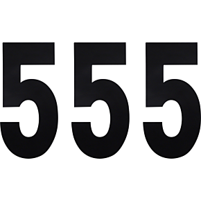 FX Number 5 - Black - 6" 02-4455