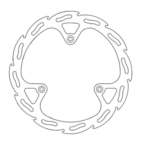 Brake Rotor - Front - Flame 110244-PU