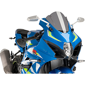 PUIG Race Windscreen - Dark Smoke - Suzuki