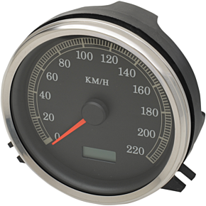 Electronic KM/H Speedometer - Black Face 2210-0344