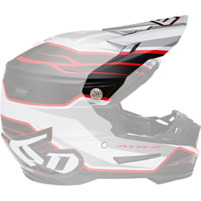 ATR-2 Visor - Phase - White Red 72-6099