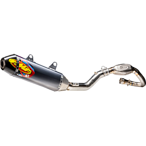 Factory 4.1 RCT Exhaust System - Stainless Steel - Carbon End Cap 042405