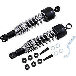 Emgo Classic Shocks - Black - Eye/Clevis - 13.4" 17-05532
