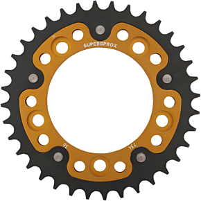 Supersprox Stealth Rear Sprocket - 36 Tooth - Gold - Ducati RST-744-36-GLD