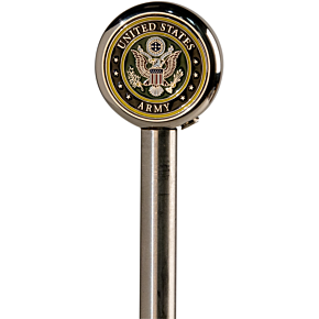 Army Crest Flag Topper - 9" POLE9-ARM-CT