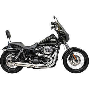 2-into-1 Mid-Length Super Bike Exhaust System - Stainless Steel 1D4SS