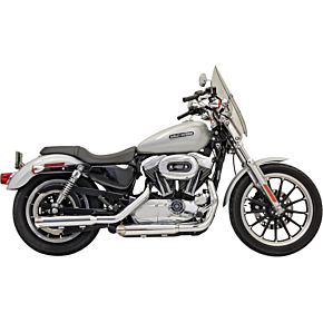 3" Mufflers - Chrome - Slash-Cut - Sportster '04-'13 1X17F