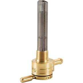 Straight Petcock - Raw Brass - 3/8" NPT 75-516S-BS