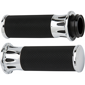 Grips - Deep Cut - TBW - Chrome 07-318