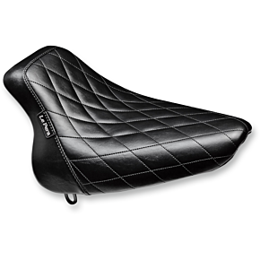 Bare Bones Solo Seat - Diamond Stitch - Black - Softail LX-007DM