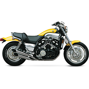 Cobra Slashcut Mufflers - Chrome - VMAX 2168SC