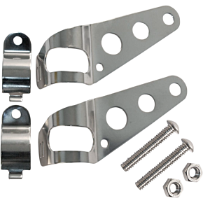 Headlamp Mounts - Stainless Steel 66-35801
