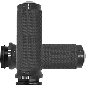 Grips - Memory Foam - Large - TBW - Black MF-63B-ANO-FLY