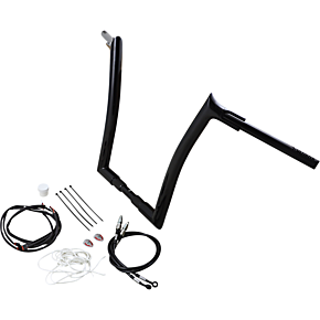 Handlebar Kit - Pointed Top - 16" - Black 809616-B