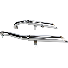 Slashcut Mufflers - Chrome - XV750/1100 2165SC
