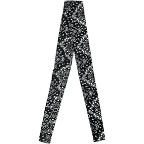 Paisley Tie-On Cooldanna® Head Wrap - Black Paisley DC101