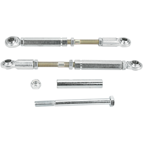 Rear Shock Drop Bracket Lowering Kit - Black - Lowers 1"-2" - '99-'14 XV1700 Road Star/Warrior BA-7500-20