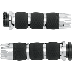 Grips - Excalibur - Air Cushioned - Chrome AIR-90-EX