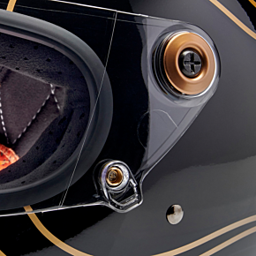 Gringo S Helmet - Gloss Black Flames - XS 1003-567-501