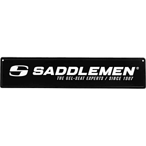 Metal Sign - 24" x 5-1/2" - Black/White 15799