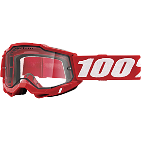 Accuri 2 Enduro MTB Goggles - Neon Red - Clear 50016-00005