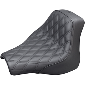 Renegade Solo Seat - Lattice Stitched - Black