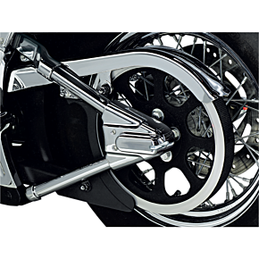 Kuryakyn Swingarm Cover - Chrome - Without LED