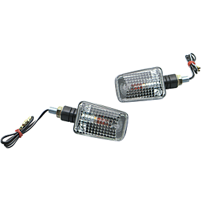K and S Technologies DOT Marker Light - Ministalk - Black Clear
