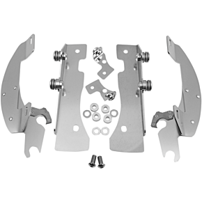 Memphis Shades Batwing Trigger Lock Mounting Kit - XV 1600/1700 - Polished MEK1906