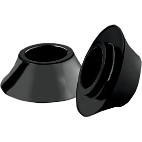 Rc Components Tapered Axle Spacer - Front - Black - No ABS - '00-'07 FLH HD-SPCR-1B