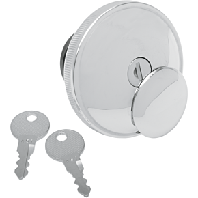 Gas Cap - Non-Vented Locking - Chrome 0703-0231