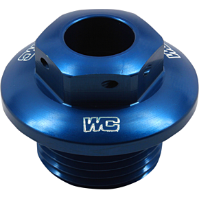 Steering Stem Nut - Blue - KTM 24-400