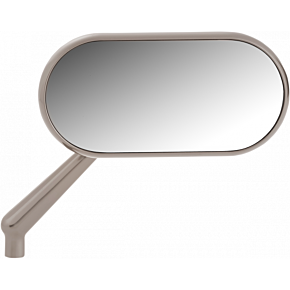 Mirror - Side View - Oval - Titanium - Right 13-188