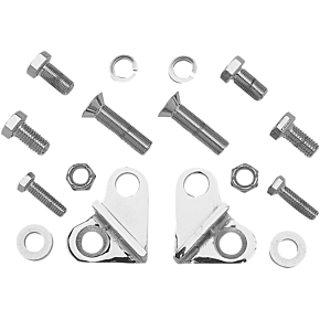 BURLY BRAND Rear Lowering Kit - Chrome - Lowers 1" - '85-'96 FLT B28-275CH