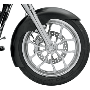 Klock Werks Level Front Fender Kit - Black - Steel - 19" KW05-06-0001