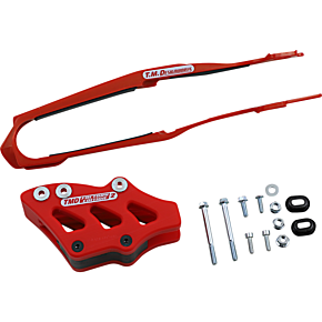 Tm Designworks Chain Guide/Slider - Honda - Red DCK-OR8-RD