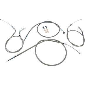 Cable Line Kit - 12" - 14" - XVS650CU - Stainless Steel BA-8014KT-12