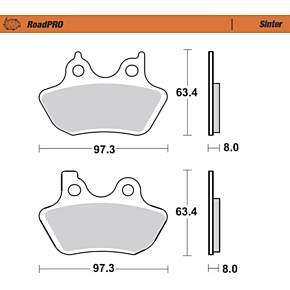 Brake Pads - Sintered Series 411902-PU