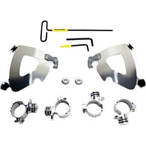 Memphis Shades Gauntlet Mounting Kit - Polished - XL1200 MEK2006