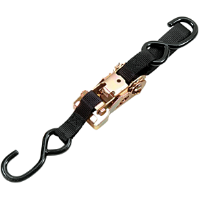 Parts Unlimited 1" Ratchet Tie Down - Black