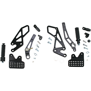 V2 Rearset - Black - GSXR6/7 RS553K