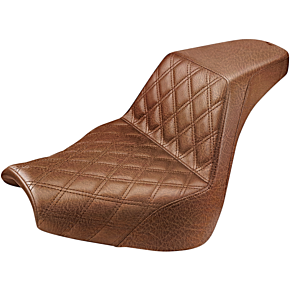 Step Up Seat - Driver's Lattice Stitched - Brown